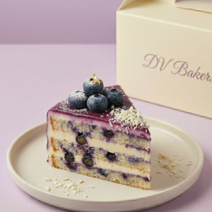 Fresh Blueberry Cream Pastry in Dwarka